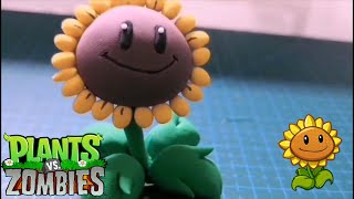 DIY Plants vs Zombies Claytoy (Cactus, Wall-nut, Fume-shroom, Squash, Sunflower)