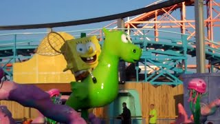 Spongebob Splash Bash (On & Off Ride) At Pleasure Beach Blackpool