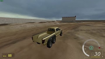 Simfphys GTA V Ellie and Caracara GMOD Stupid Race