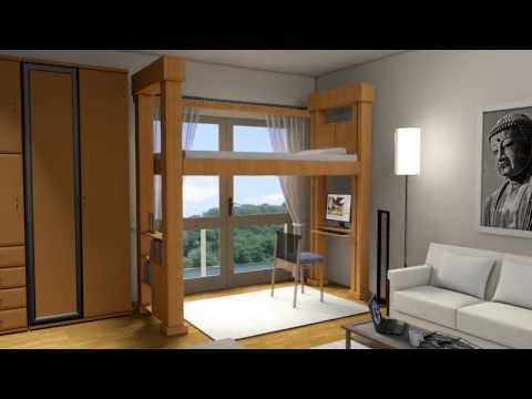 Cama abatible casera Cama abatible casera