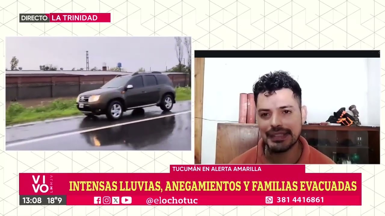 INTENSAS LLUVIAS, ANEGAMIENTOS Y FAMILIAS EVACUADAS