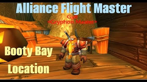 Booty Bay Flight Path Location Alliance - Stranglethorn Valley  - Flight Master Gyll Gryphon Master