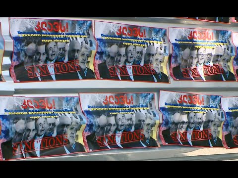 დაასანქცირეთ! კლავს!- თბილისის ქუჩებში ახალი პოსტერები გამოჩნდა