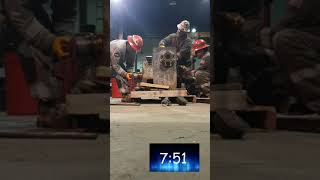 Teamwork demonstration on an ST9 Fluid End teardown (includes commentary)