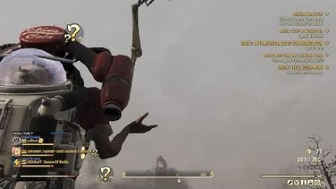 Fallout 76 - Flying Impostor Sheepsquatch Corpse Bugged