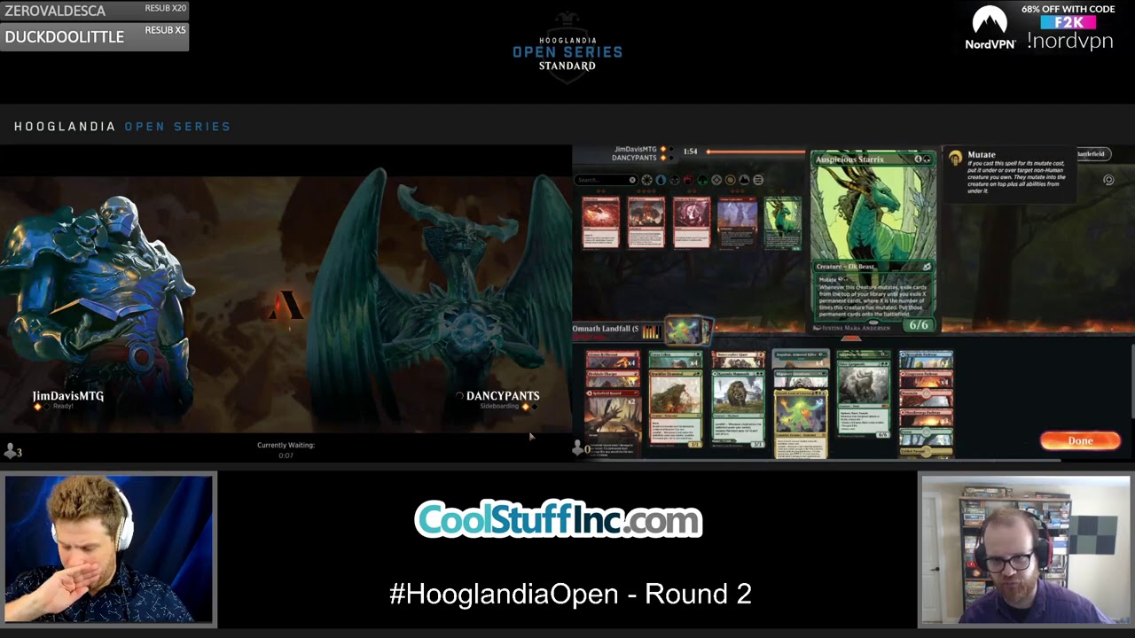 Naya Enchantments VS GR Aggro - Round 2a - Standard Open - September 19th, 2020