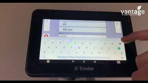 How to set up your vehicle Trimble GFX350