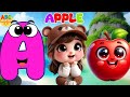A for Apple | ABC phonics song | ABC for toddlers | B for ball | Baby ABC Song | ABCD |#kidssong