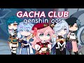 Genshin gacha ocs || Genshin impact oc offline codes || Gacha club || Part 6 || Liyue || Fluery
