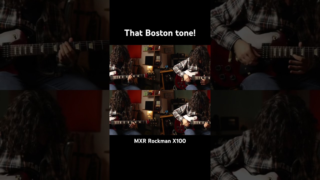 The Boston sound with the MXR Rockman X100 😍 #guitarpedals