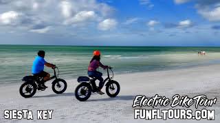 Siesta Key beach our electric bike sunset anna maria island family couples things to do sarasota Resimi