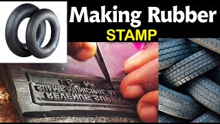 HOW TO MAKE RUBBER STAMP / USING TIRE TUBE TO MAKE OFFICE STAMPS