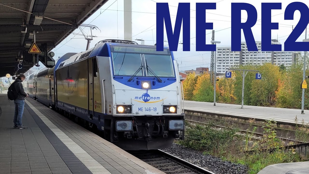 Mitfahrt im Metronom ME RE2 Von Göttingen Nach Uelzen
