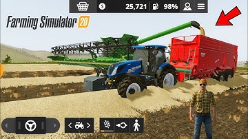 Fs 20 wheat harvesting  timelapse gameplay