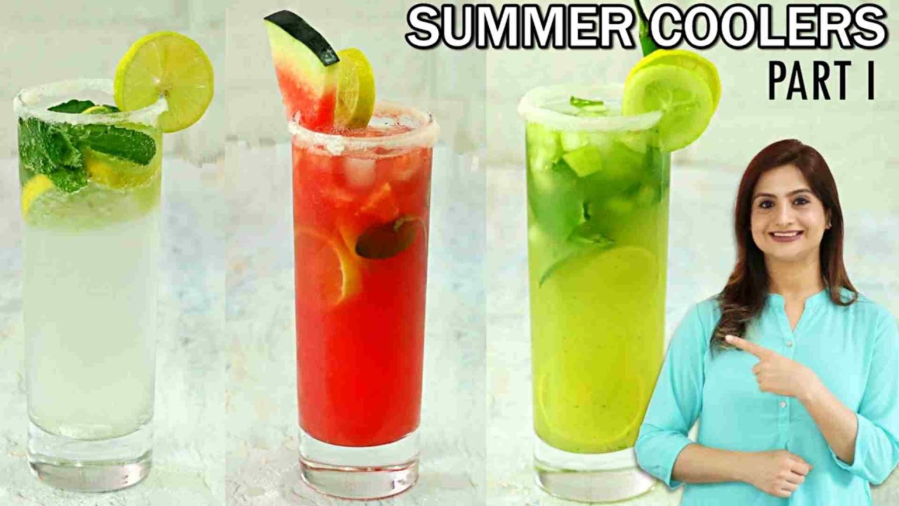 Refreshing Summer Drinks Part 1 - Easy To Make Summer Coolers | Kanak