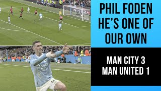 Man City 3-1 Man United | Matchday vlog | Phil Foden, One Of Our Own by Ian Cheeseman - Forever Blue 10,411 views 2 months ago 17 minutes