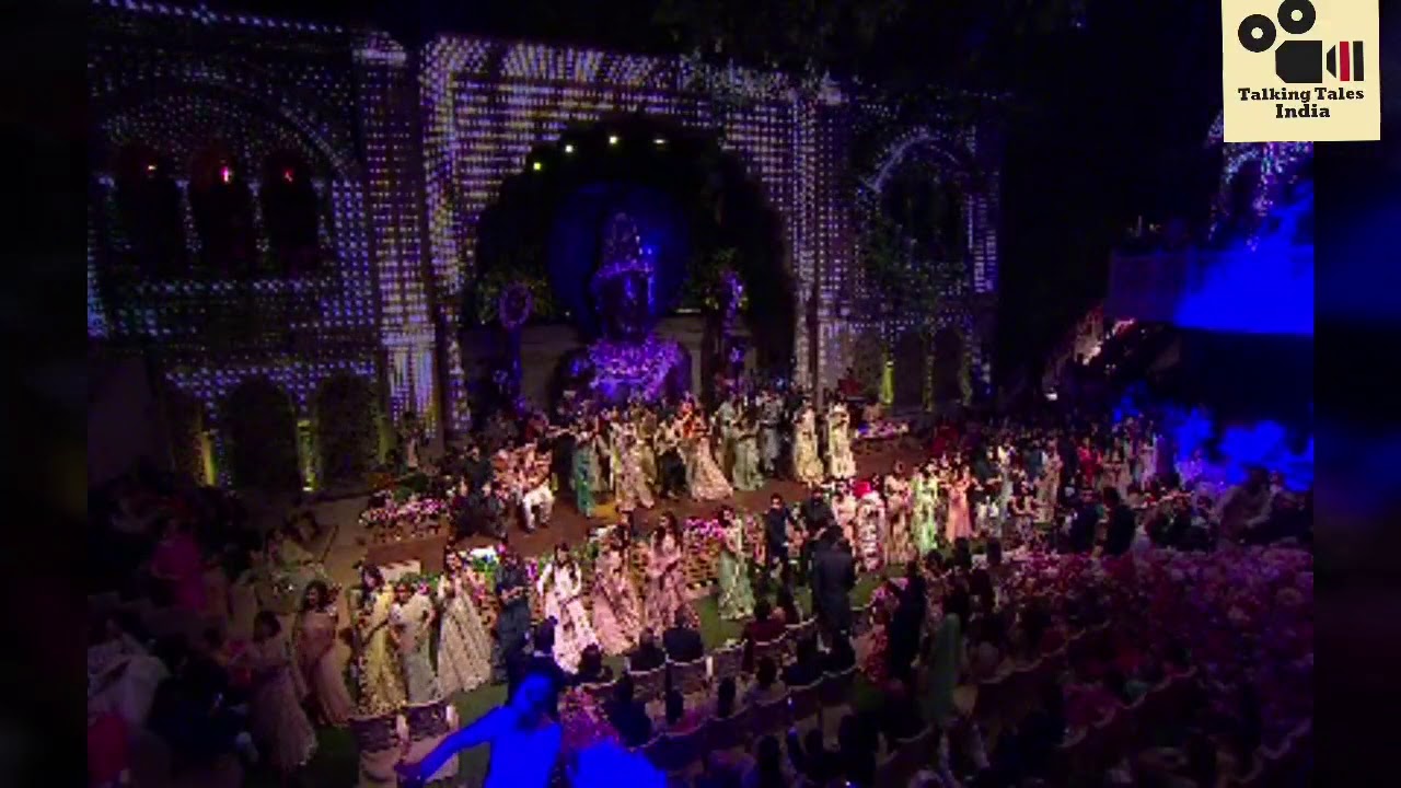 Flash mob at Engagement party of Akash Ambani and Shloka Mehta, inside party visuals. - YouTube
