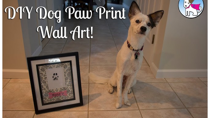 How To Make Paw-Print Art - Tutorial - Youtube