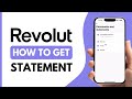 How to Get Revolut Statement - Step by Step