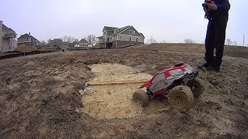 Axial Ridgecrest and Traxxas Stampede Mudding