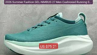 2026 Summer Fashion GEL-NIMBUS 27 Men Cushioned Running Sho... — Top Pick 2026 | Unbeatable Price!