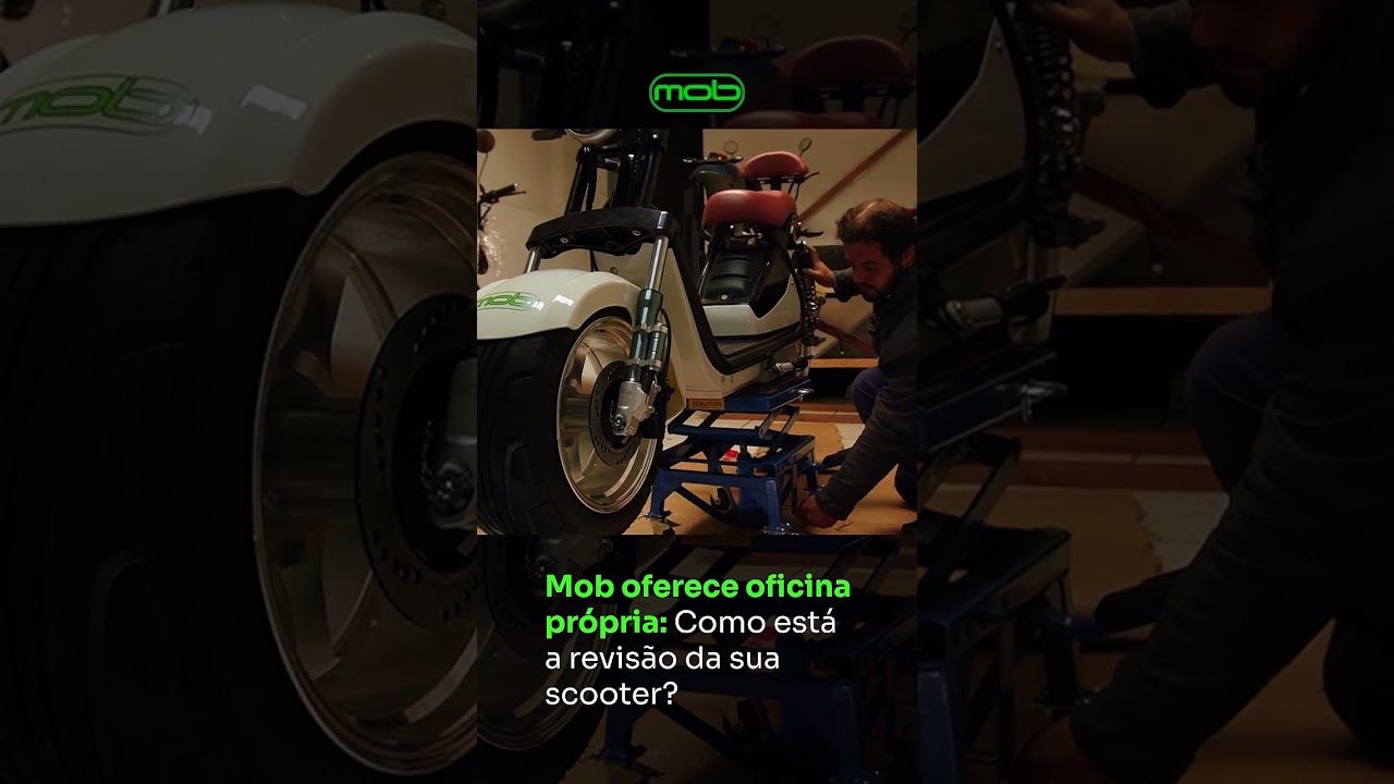 A MOB Curitiba oferece uma oficina própria para você!  Como está a revisão da sua scooter?