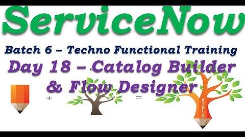 Batch 6 || Day 18 Flow Designer & Catalog Builder ||Techno Functional Training #Shorts #Short