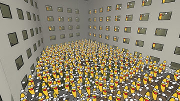 THE BANANA NEXTBOT  vs. ME in BACKROOMS in Garry