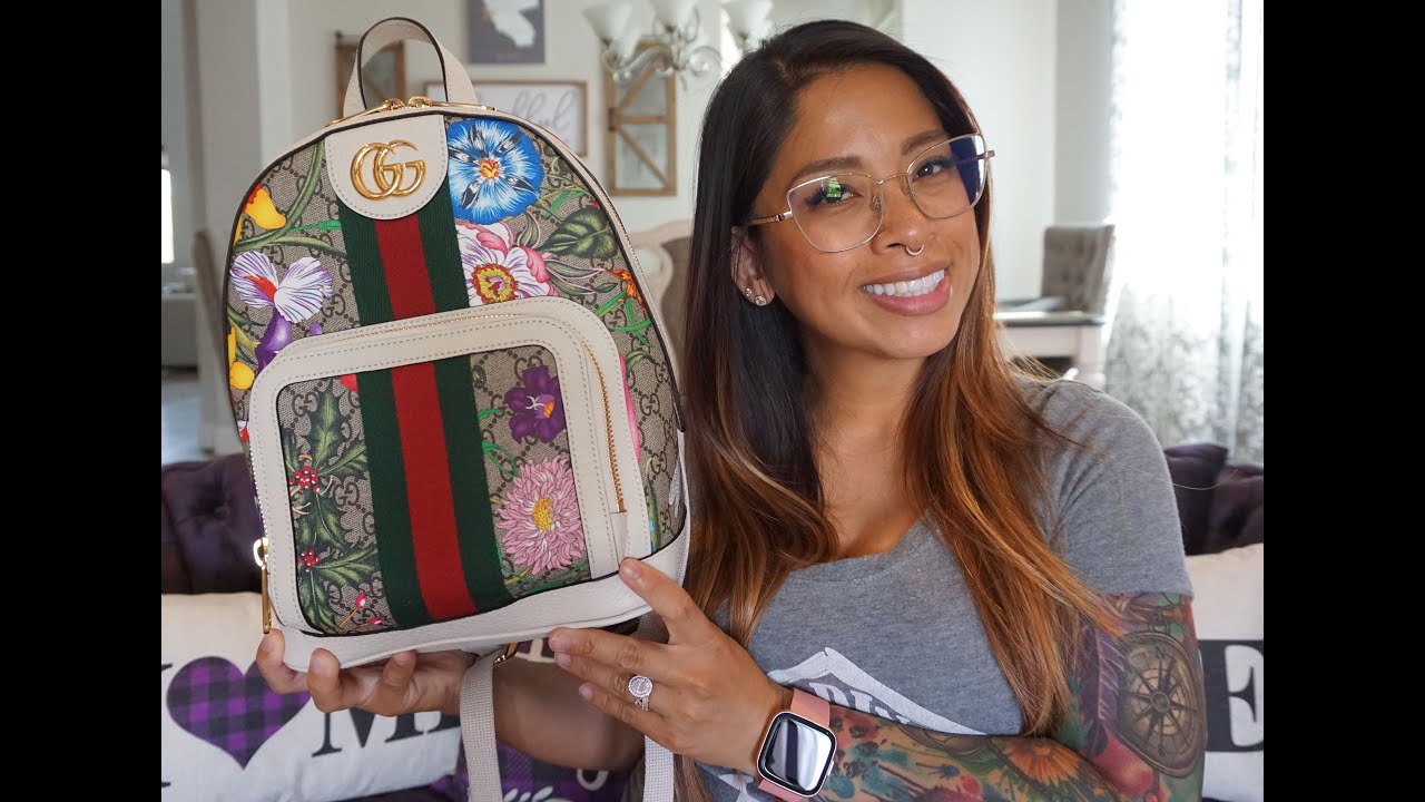Gucci Ophidia Small Backpack Review MOD shots, and What fits - YouTube
