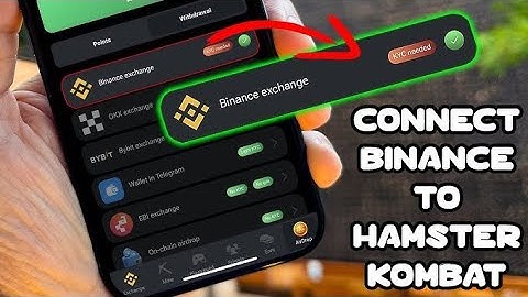 How to Connect Binance wallet to Hamster Kombat in just 1 minute
