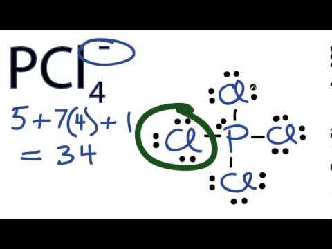 A step-by-step explanation of how to draw the PCl4- Lewis Dot Structure.For...