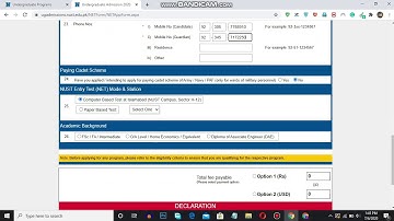 NUST NET-3 Online Application 2020 |How To Apply for NUST Undergarduate  Admissions Online fal 2020