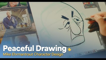 Drawing Mike Ehrmantraut | Relaxed Character Design Session