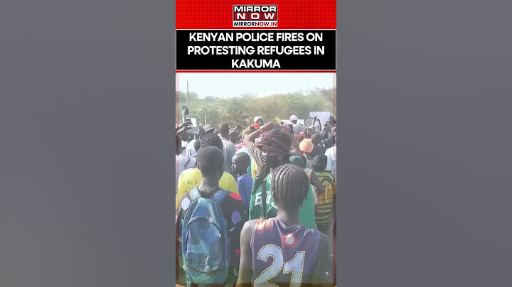 Kenyan Police Opens Fire On Thousands Of Refugees Protesting Food And Water Shortages #shorts