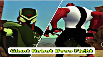 Ben 10 Protector of Earth - Giant Robot Boss fight | Mr.NiceguyYT