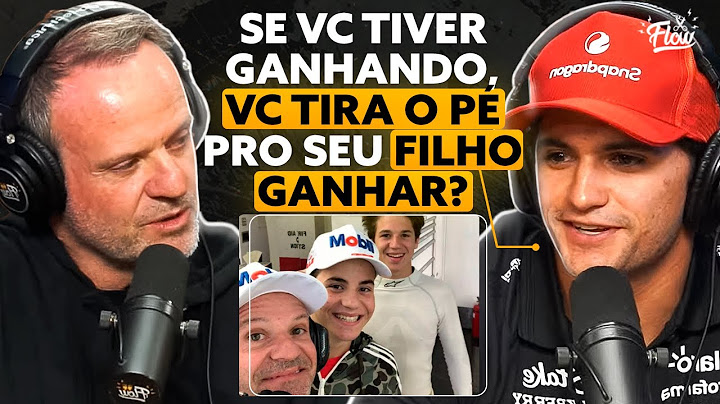 Correndo CONTRA o PRÓPRIO FILHO [Rubens Barrichello]