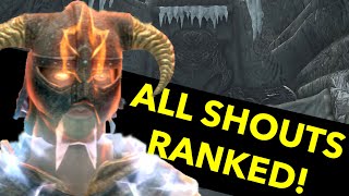 All Shouts in Skyrim Ranked! | The Elder Scrolls V: Skyrim