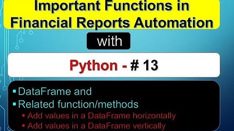 How to add and Subtract Values Vertically and Horizontally in Python Pandas  DataFrame