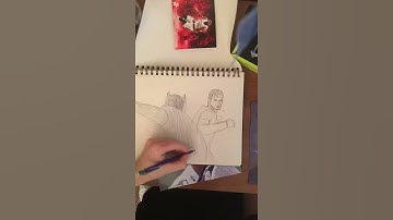 Batman v Superman Drawing Time Lapse