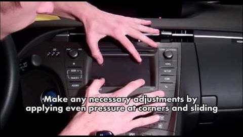 Protecscreen.com How to install a navigation screen protector quick video