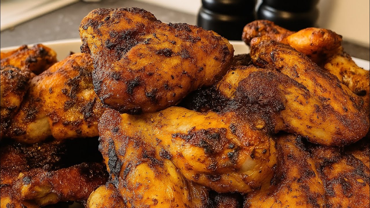 🍗 Knusprige Chicken Wings im Backofen | Scharf, süß &amp; salzig ...