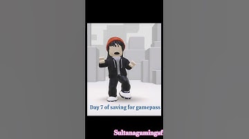 Day 7 of saving for gamepass #roblox #gamepass #shorts #plsdonate