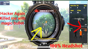 Hacker Killed me with Magic Bullet again 😡. Proof with Death Replay.