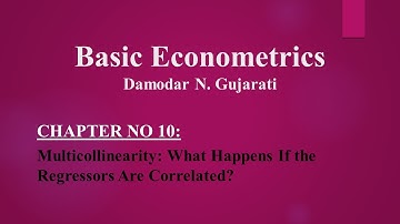 Basic Econometrics by D.N. Gujarati - Chapter 10 1/2 (Urdu/Hindi)