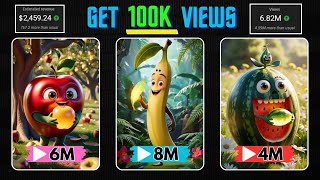 How to Create Viral 3D Fruit Character Videos | Easy AI Animation Tutorial | Trending  Faceless Idea screenshot 4