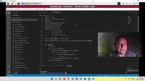 Raspberry Pi Lesson 31 Homework- Matrix Keypad