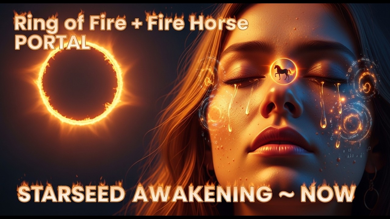 Ring of Fire Eclipse + Year of the Fire Horse: Most Powerful New Moon Portal for Starseeds Awakening