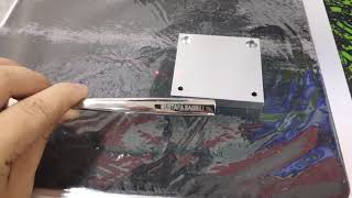 Leadjet Fiber Laser Marking Machine on stainless steel fork and Knife.
