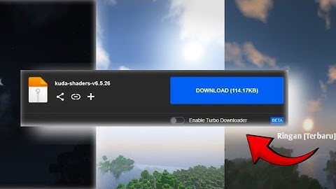 Kuda Shaders v6.5.26 Download MediaFire [MCPC] | Java Edition - Versi 1.21+ keatas!