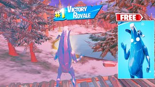 FREE POLAR PEELY Skin Gameplay in Fortnite! (11 Kills Solo Win)